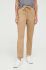 Штани Medicine жіночі колір бежевий фасон chinos середня посадка (3390047)