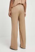 Штани Medicine жіночі колір бежевий широке середня посадка (3384460)