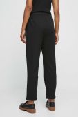 Штани Medicine жіночі колір чорний пряме висока посадка (3377577)
