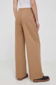 Штани Medicine жіночі колір бежевий широке висока посадка (3521146)