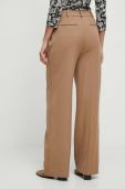 Штани Medicine жіночі колір бежевий широке висока посадка (3545494)