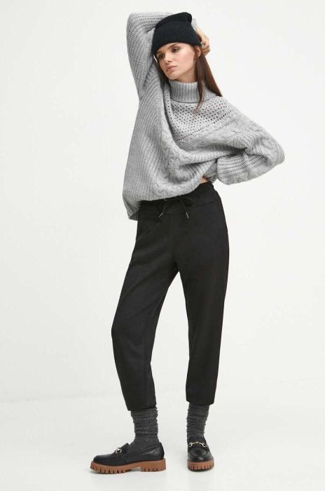 Спортивні штани Medicine жіночі колір чорний висока посадка