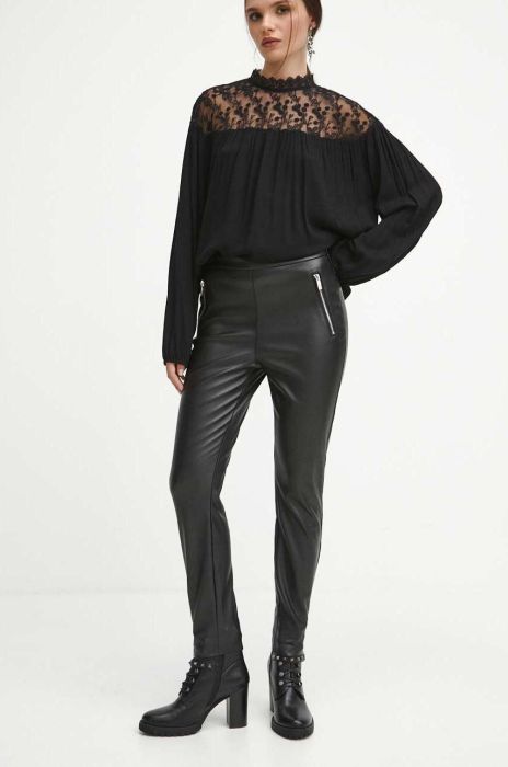 Легінси Medicine жіночі колір чорний однотонні (3628433)