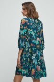 Сукня Medicine колір бірюзовий mini розкльошена (3377541)
