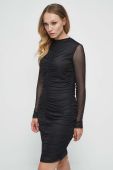 Сукня Medicine колір чорний mini облягаюча (3592448)