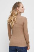 Светр Medicine жіночий колір бежевий легкий гольф (3569354)