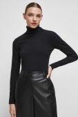 Светр Medicine жіночий колір чорний легкий гольф (3569360)