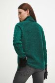 Светр з домішкою вовни Medicine жіночий колір зелений гольф (3620785)