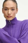 Светр Medicine жіночий колір фіолетовий гольф
