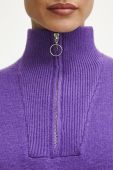 Светр Medicine жіночий колір фіолетовий гольф