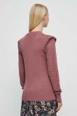 Светр Medicine жіночий колір рожевий легкий півгольф