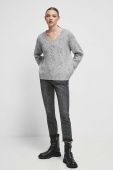 Светр Medicine жіночий колір сірий теплий