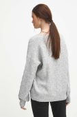 Светр з домішкою вовни Medicine жіночий колір сірий