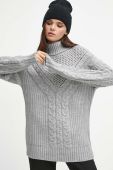 Светр Medicine жіночий колір сірий гольф (3634088)