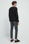 Бавовняний светр Medicine колір чорний легкий (3503403)