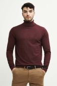Светр Medicine чоловічий колір бордовий легкий гольф (3532246)