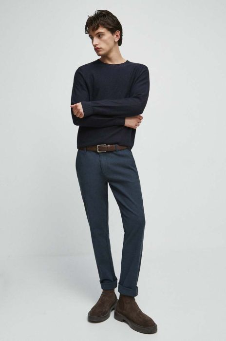 Бавовняний светр Medicine колір синій легкий (3503420)