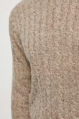 Светр з домішкою вовни Medicine чоловічий колір бежевий
