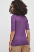 Футболка Medicine жіночий колір фіолетовий півгольф