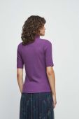 Футболка Medicine жіночий колір фіолетовий гольф (3573128)