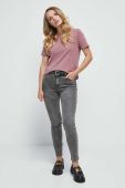 Бавовняна футболка Medicine колір рожевий (3587607)
