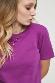 Бавовняна футболка Medicine колір фіолетовий (3587627)