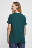 Бавовняна футболка Medicine колір зелений (3587612)