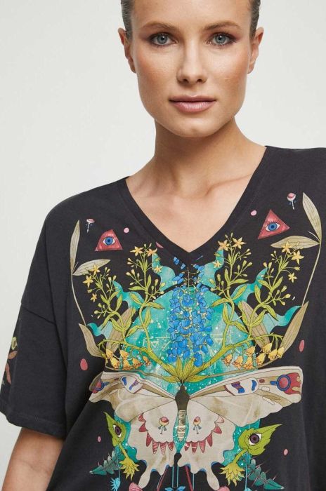 Бавовняна футболка Medicine колір сірий (3368072)