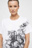 Бавовняна футболка Medicine жіноча колір білий (3406377)