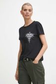 Бавовняна футболка Medicine жіночий колір чорний (3673520)
