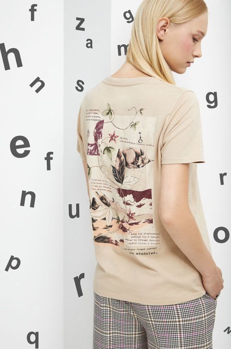 Футболка Medicine жіноча колір бежевий (3460126)