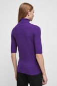 Футболка Medicine жіночий колір фіолетовий гольф (3545435)