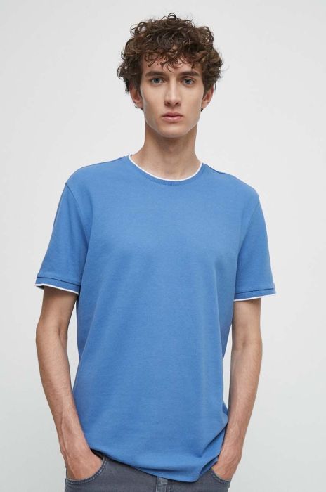 Футболка Medicine чоловічі однотонний колір блакитний