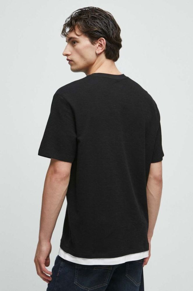 Бавовняна футболка Medicine колір чорний однотонний (3573167) фото 3