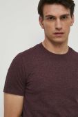 Футболка Medicine чоловічий колір бордовий меланж (3586651)