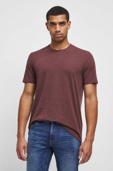 Футболка Medicine чоловічий колір бордовий меланж (3608810)