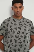 Бавовняна футболка Medicine чоловічий колір зелений візерунок (3355260)