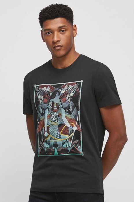 Бавовняна футболка Medicine чоловічий колір сірий з принтом (3355265)