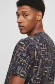 Бавовняна футболка Medicine чоловічий колір чорний візерунок (3368057)