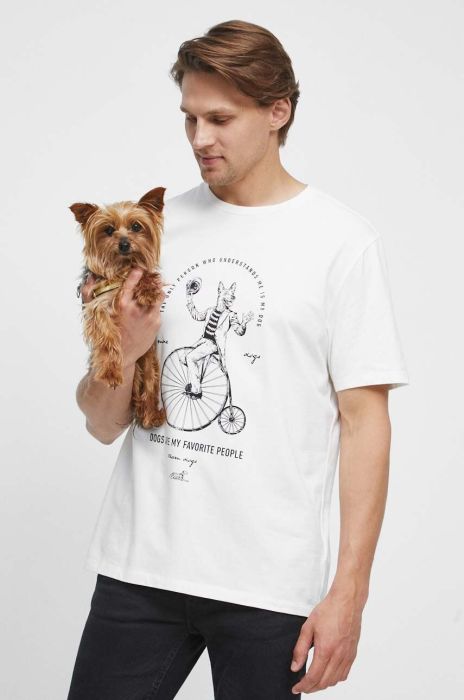 Футболка Medicine чоловіча колір білий з принтом