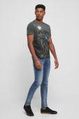 Бавовняна футболка Medicine колір зелений візерунок (3406396)