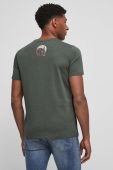 Бавовняна футболка Medicine колір зелений візерунок (3406396)