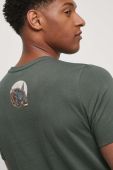 Бавовняна футболка Medicine колір зелений візерунок (3406396)