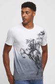 Бавовняна футболка Medicine колір білий з принтом (3406399)