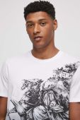 Бавовняна футболка Medicine колір білий з принтом (3406399)