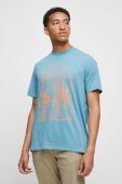 Бавовняна футболка Medicine колір бірюзовий з принтом (3440196)