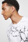 Бавовняна футболка Medicine чоловічий колір білий візерунок (3440070)