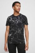Бавовняна футболка Medicine чоловічий колір чорний візерунок (3440075)