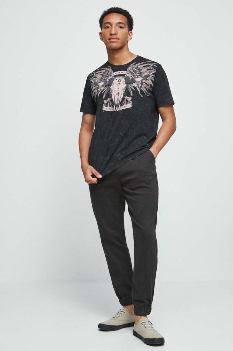 Бавовняна футболка Medicine колір чорний з принтом (3406510)