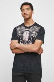Бавовняна футболка Medicine колір чорний з принтом (3406510)